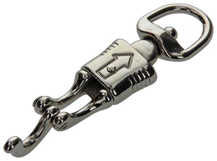 Mack 1006857 - 1 gancho antipánico con ojo giratorio galvanizado 100mm bl | 5 piezas