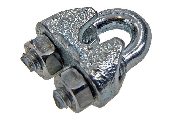 Mack 1006864 - 4 abrazaderas de alambre de acero crosby galvanizado 3mm bl | 5 piezas