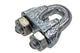 Mack 1006865 - 4 abrazaderas de alambre de acero crosby galvanizado 5mm bl | 5 piezas