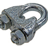 Mack 1006866 - 4 abrazaderas de alambre de acero crosby galvanizado 6mm bl | 5 piezas