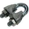 Mack 1006867 - 2 abrazaderas de alambre de acero crosby galvanizado 8mm bl | 5 piezas