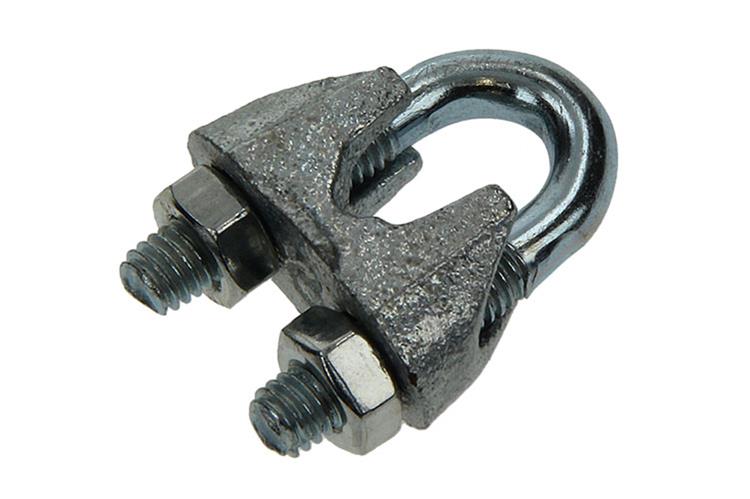 Mack 1006867 - 2 abrazaderas de alambre de acero crosby galvanizado 8mm bl | 5 piezas