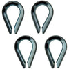 Mack 1006868 - 4 manguitos galvanizados bl 3mm | 5 piezas