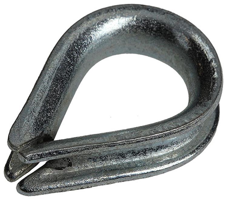Mack 1006869 - 4 manguitos galvanizados bl 4mm | 5 piezas