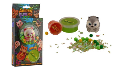 Confezione multipla Johntoy Jungle: mastice, melma da spremere