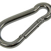 Mack 1006891 - 1 mosquetón + muelle acero inoxidable 60x6mm bl | 5 piezas