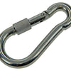 Mack 1006894 - 1 mosquetón + candado. galvanizado 10mm azul | 5 piezas