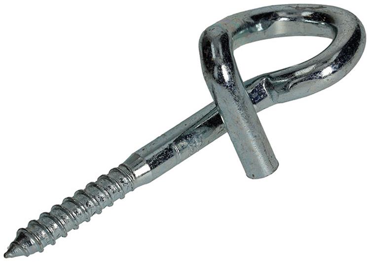 Mack 1006903 - 2 ganchos oscilantes de seguridad 12 x 160 mm galvanizados | 5 piezas