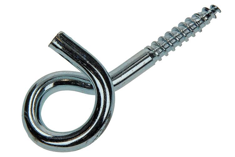 Mack 1006904 - 2 ganchos rizadores 100mm galvanizados | 5 piezas