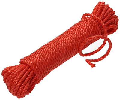 Mack 1006917 - filo pp arancione ritorto 4mm 15m | 5 pezzi