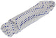 Mack 1006922 - pp trenzado blanco hilo azul 8mm 10m | 5 piezas