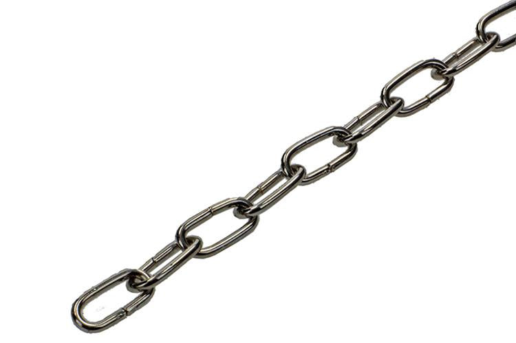 Mack 1006933 - cadena de cuco niquelada ø 1,1mm l 7mm 2m | 5 piezas