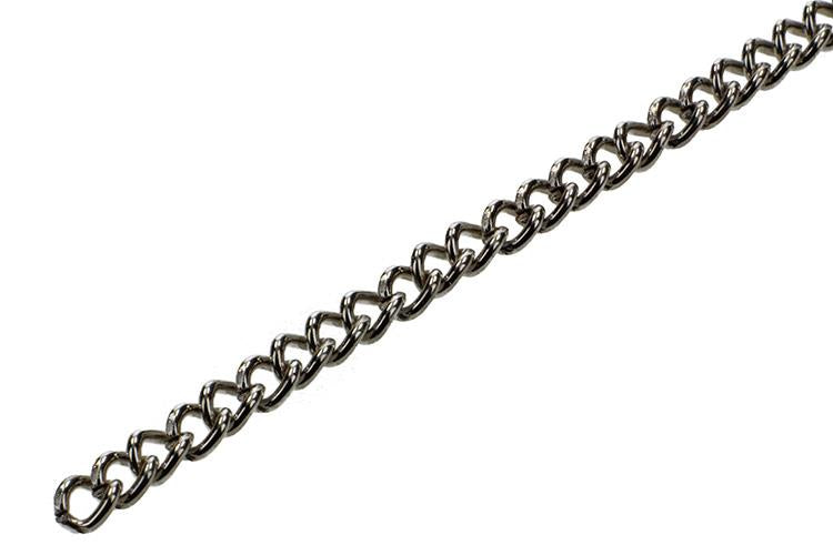 Mack 1006936 - cadena gourmette niquelada ø 0,7mm l 3mm 2m | 5 piezas