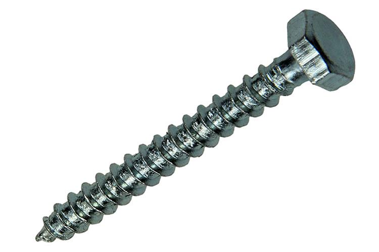 Mack 1007031 - perno rosca madera acero galvanizado 100 piezas 6 x 50 mm | 3 piezas