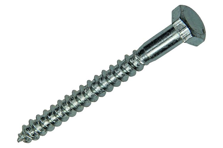 Mack 1007032 - perno rosca madera acero galvanizado 100 piezas 6 x 60 mm | 3 piezas