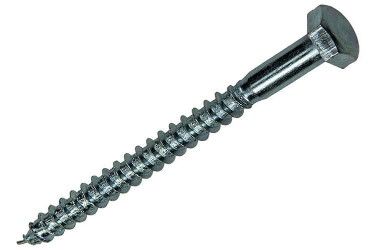 Mack 1007033 - perno rosca madera acero galvanizado 100 piezas 6 x 70 mm | 1 pieza