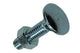 Mack 1007058 - perno madera + tuerca galvanizado 100 uds 8 x 30 mm | 2 piezas