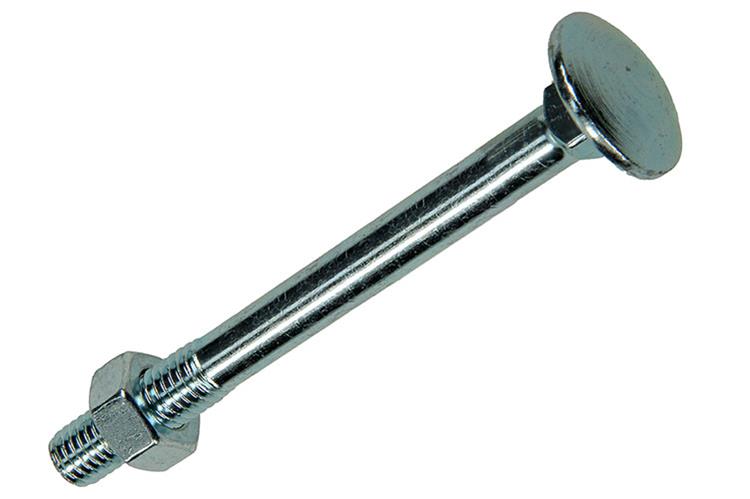 Mack 1007062 - perno madera + tuerca galvanizada 50 piezas 8 x 80 mm | 1 pieza