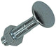 Mack 1007064 - perno madera + tuerca galvanizada 50 piezas 8 x 120 mm | 1 pieza