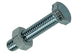 Mack 1007072 - perno macho + tuerca galvanizado 200 piezas 6 x 30 mm | 2 piezas