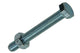 Mack 1007080 - perno macho + tuerca galvanizado 75 piezas 8 x 60 mm | 2 piezas