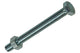 Mack 1007081 - perno macho + tuerca galvanizado 50 piezas 8 x 80 mm | 1 pieza