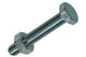 Mack 1007083 - perno macho + tuerca galvanizado 50 piezas 10 x 60 mm | 1 pieza