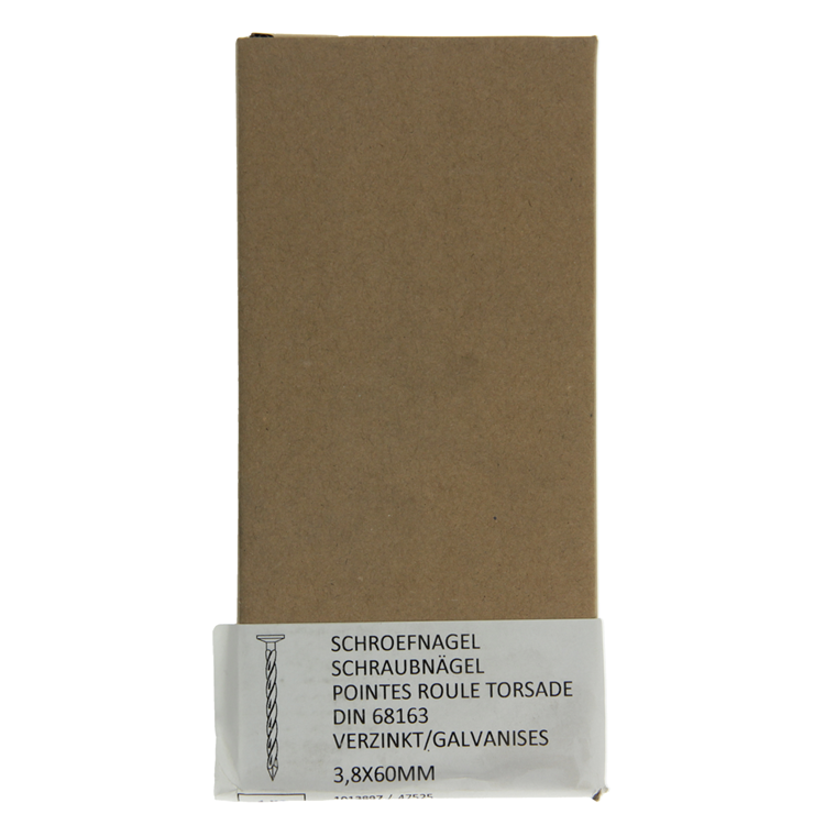 1013897 - Chiodi zincati da 1 kg 3,8x60mm | 4 pezzi