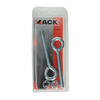 Mack 1006882 - 2 cáncamos galvanizados + tuerca m10x80 bl | 5 piezas