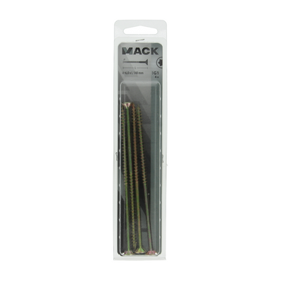 Mack 1006982 - scrittura del chip. vzkop-selfb zincato giallo 4 pezzi 6 x 140 mm | 5 pezzi