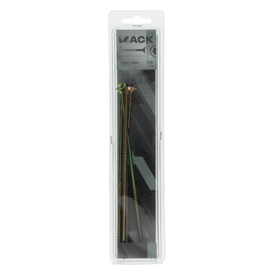 Mack 1006984 - chip plsrf. vzkop-selfb zincato giallo 4 pezzi 6 x 180 mm | 5 pezzi