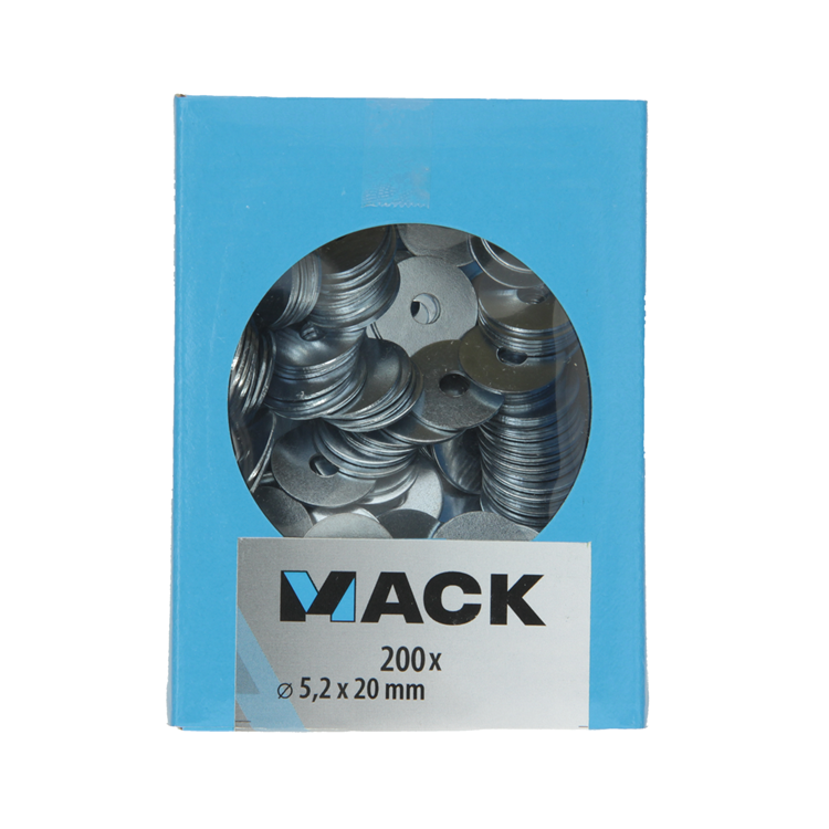 Mack 1007119 - anillos de carrocería 200 piezas 5,2 x 20 mm | 5 piezas