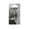 Mack 1008456 - 2 mordazas rectas 6mm acero inoxidable | 10 piezas