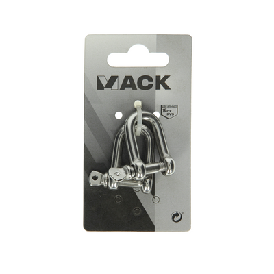Mack 1008456 - 2 griffe dritte 6mm acciaio inox | 10 pezzi