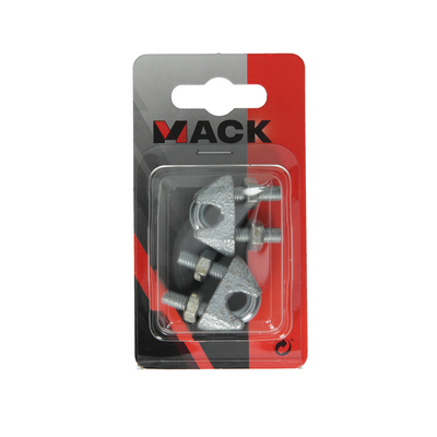 Mack 1008477 - 2 fascette in filo di acciaio 8mm zincato | 10 pezzi