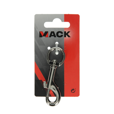 Mack 1008479 - 1 moschettone 20 x 80 mm nichelato | 10 pezzi