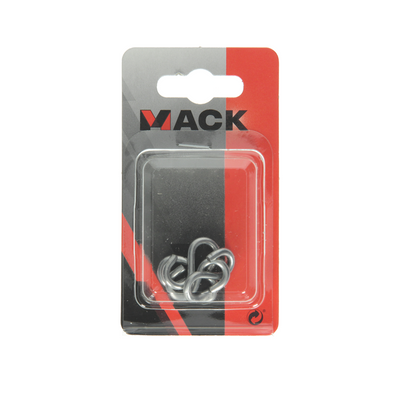 Mack 1008485 - 4 ganci a S aperti 3,0x30mm zincati | 10 pezzi