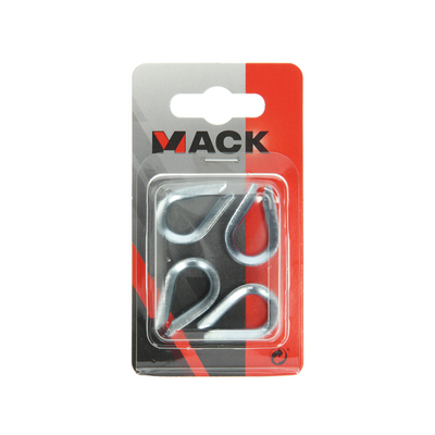 Mack 1008503 - 4 manicotti 3,5mm zincati | 10 pezzi