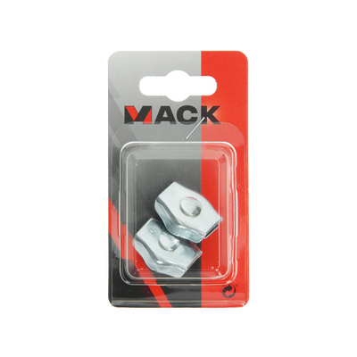 Mack 1008518 - 2 fascette in filo di acciaio 5mm simplex zincato | 10 pezzi