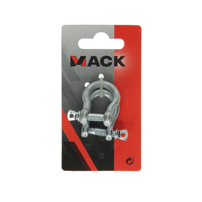 Mack 1008528 - 2 griffe ovali 6mm zincate | 10 pezzi