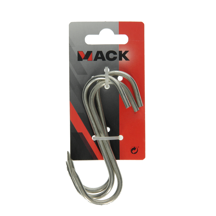 Mack 1008565 - 3 ganchos para carne enlatada 4,4 x 100 mm | 10 piezas