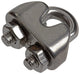 Mack 1008434 - 4 abrazaderas de alambre de acero 3mm acero inoxidable | 10 piezas