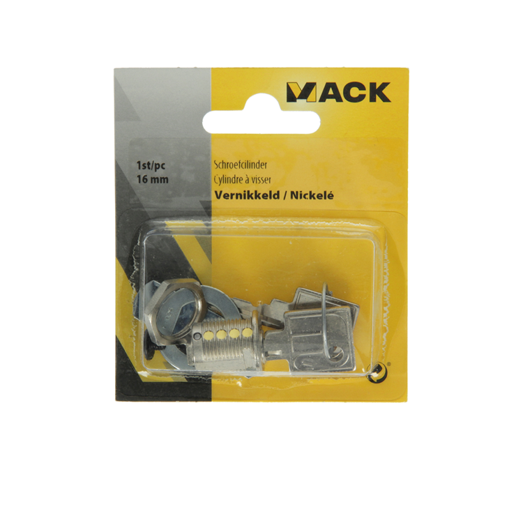 Mack 1015829 - letter cabinet lock 16 mm | 5 pieces