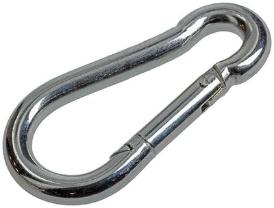 Mack 1008435 - 1 carabiner + spring 10 x 100mm galvanized | 10 pieces