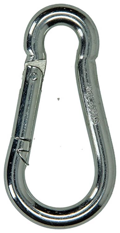 Mack 1008435 - 1 carabiner + spring 10 x 100mm galvanized | 10 pieces