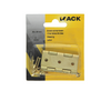 Mack 1013338 - 2 bisagras estrechas latón h 50 x w 30 mm | 5 piezas