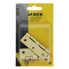 Mack 1013486 - 2 bisagras latonadas h 63 x w 41 mm | 5 piezas