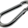 Mack 1008437 - 1 mosquetón + muelle 8 x 80mm galvanizado | 10 piezas