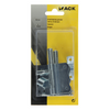Mack 1013282 - 2 pestillos americanos galvanizados a 50 - b 25 mm | 5 piezas