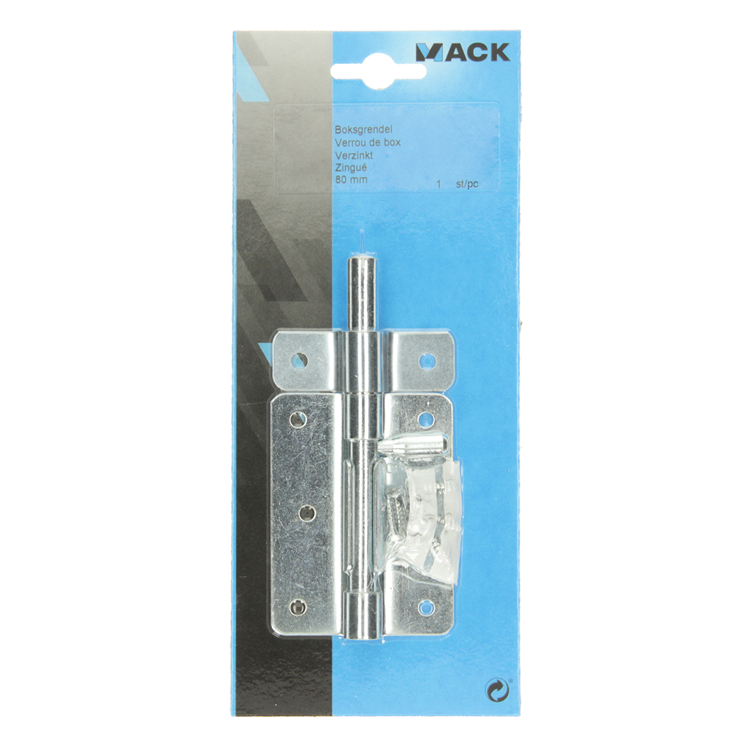 Mack 1013327 - 1 caja perno galvanizado 80mm | 5 piezas
